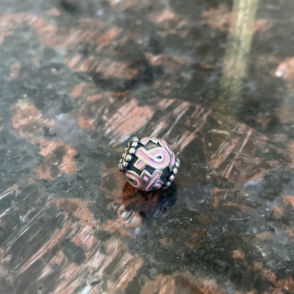 GUC Authentic Pandora Breast Cancer Awareness Bead Charm - Picture 3 of 3